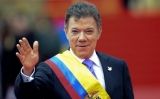 El president de Colòmbia, Juan Manuel Santos, durant l'acte de presa de possessió. - Mauricio Muñoz E / Presidencia de la República de Colombia El president de Colòmbia, Juan Manuel Santos, durant l'acte de presa de possessió. - Mauricio Muñoz E / Presidencia de la República de Colombia