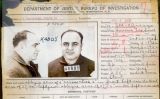 Fitxa de l'FBI d'Al Capone de 1932 Fitxa de l'FBI d'Al Capone de 1932