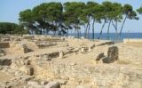El jaciment d'Empúries, on han aparegut noves troballes dels primers romans que van habitar-hi El jaciment d'Empúries, on han aparegut noves troballes dels primers romans que van habitar-hi