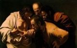En 'La incredulitat de Sant Tomàs' (1602), Caravaggio retrata la sorpresa dels deixebles de Jesús quan se'ls va aparèixer després de la seva crucifixió En 'La incredulitat de Sant Tomàs' (1602), Caravaggio retrata la sorpresa dels deixebles de Jesús quan se'ls va aparèixer després de la seva crucifixió