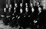 La primera junta de la Mancomunitat La primera junta de la Mancomunitat