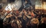 'Corpus de Sang', la pintura que il·lustra els segadors del segle XVII, d'Antoni Estruch i Bros 'Corpus de Sang', la pintura que il·lustra els segadors del segle XVII, d'Antoni Estruch i Bros