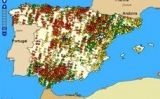 Mapa de fosses comunes elaborat pel Govern espanyol