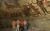 Jordi Mestre, Juan F. Ruiz, Albert Rubio i Ramon Viñas a la Cueva Pintada - Jordi Mestre / IPHES Jordi Mestre, Juan F. Ruiz, Albert Rubio i Ramon Viñas a la Cueva Pintada - Jordi Mestre / IPHES