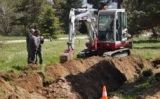 Un moment de l'excavació Un moment de l'excavació