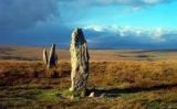 Un dels megàlits de Dartmoor Un dels megàlits de Dartmoor