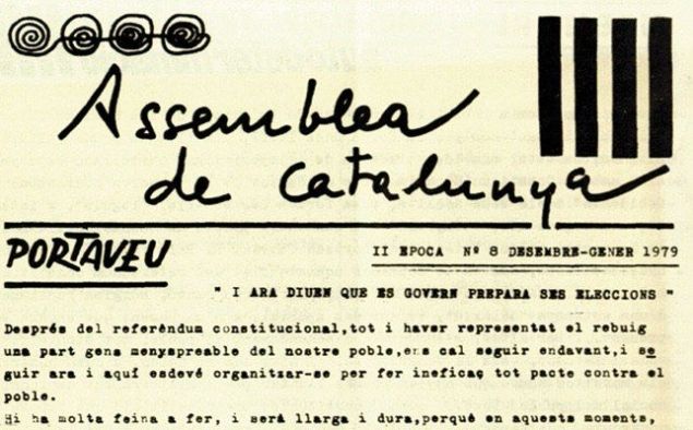 Document de l'Assemblea de Catalunya