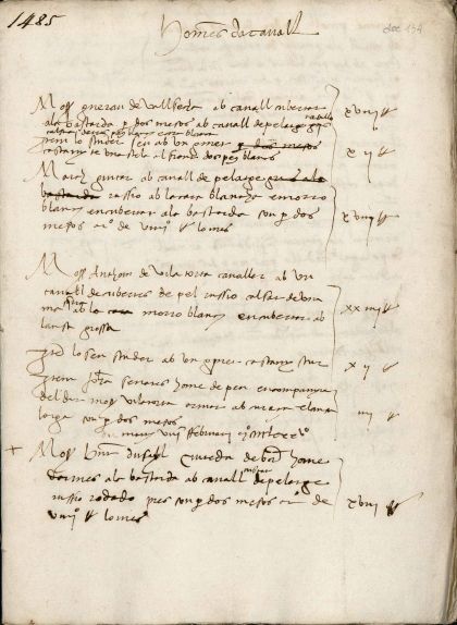 Primer foli del manuscrit Primer foli del manuscrit