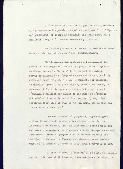 La descripció del coet La descripció del coet
