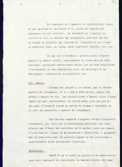 El comportament del coet en combat El comportament del coet en combat