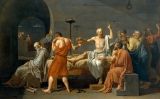 'La mort Sòcrates', de Jacques-Louis David 'La mort Sòcrates', de Jacques-Louis David