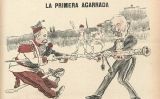 Silvela i el general Polavieja en una caricatura publicada a la revista satírica 'Gedeón' Silvela i el general Polavieja en una caricatura publicada a la revista satírica 'Gedeón'