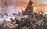 L''Onze de Setembre', d'Antoni Estruch, immortalitza el moment de la caiguda de Rafael Casanova al setge de Barcelona durant la guerra de Successió L''Onze de Setembre', d'Antoni Estruch, immortalitza el moment de la caiguda de Rafael Casanova al setge de Barcelona durant la guerra de Successió