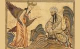 Il·lustració en què es veu Mahoma rebent la seva primera revelació de l'àngel Gabriel