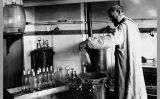 Louis Pasteur al laboratori