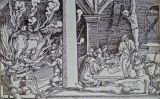 Gravat que representa la tortura del brau de Falaris Gravat que representa la tortura del brau de Falaris