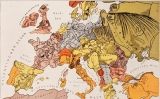 Mapa satíric d'Europa del 1914