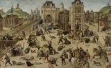 Matança d'hugonots a París, per François Dubois Matança d'hugonots a París, per François Dubois
