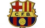 Escut del Barça amb dues barres Escut del Barça amb dues barres