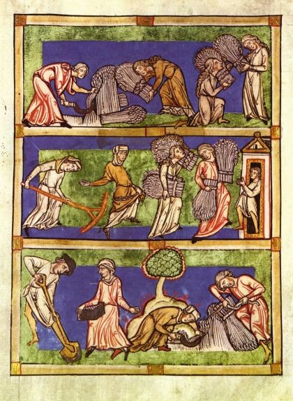 Il·lustració de pagesos de remença Il·lustració de pagesos de remença