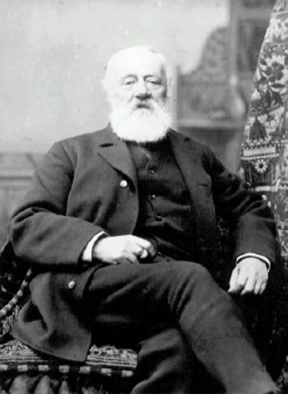 Antonio Meucci, en un retrat del 1878 Antonio Meucci, en un retrat del 1878