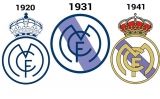 L'escut del Reial Madrid el 1920, el 1931 i el 1941