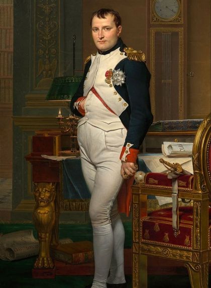 Napoleó al seu estudi al palau de les Tulleries