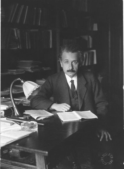 Fotografia d'Albert Einstein el 1920 Fotografia d'Albert Einstein el 1920