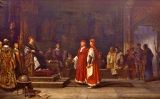 Alfons el Magnànim i el Consell de Cent  en un quadre del 1884