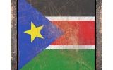 Antiga bandera del Sudan del Sud