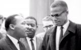 Martin Luther King i Malcolm X abans d'una conferència de premsa el 26 de març de 1964