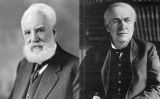 Alexander Graham Bell i Thomas Alva Edison - Wikimedia Commons Alexander Graham Bell i Thomas Alva Edison - Wikimedia Commons