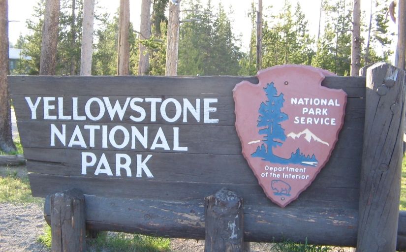 Entrada al parc de Yellowstone