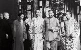 Mao Zedong i el dalai-lama a Pequín el 1954