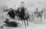 Pancho Villa en acció amb el seu cavall Pancho Villa en acció amb el seu cavall