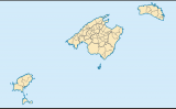 Mapa de les Illes Balears Mapa de les Illes Balears