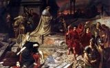 Neró es mira l'incendi de Roma - Carl Theodor von Piloty Neró es mira l'incendi de Roma - Carl Theodor von Piloty