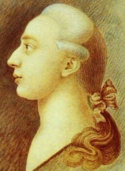 Detall del retrat de Giacomo Casanova que li va fer el germà Francesco