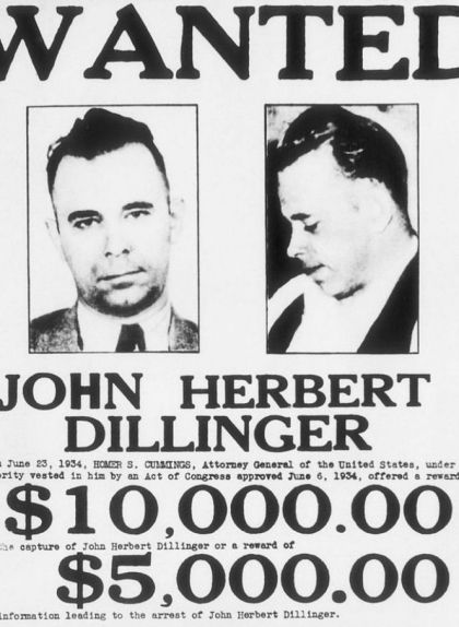 Dillinger va amenaçar amb una pistola de sabó per fugir del penal Dillinger va amenaçar amb una pistola de sabó per fugir del penal