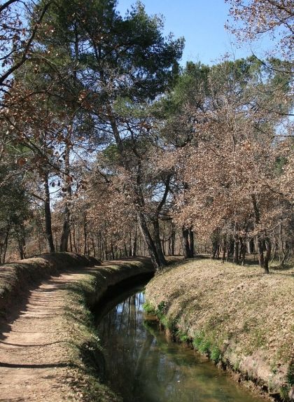 La Sèquia de Manresa al seu pas per Sallent