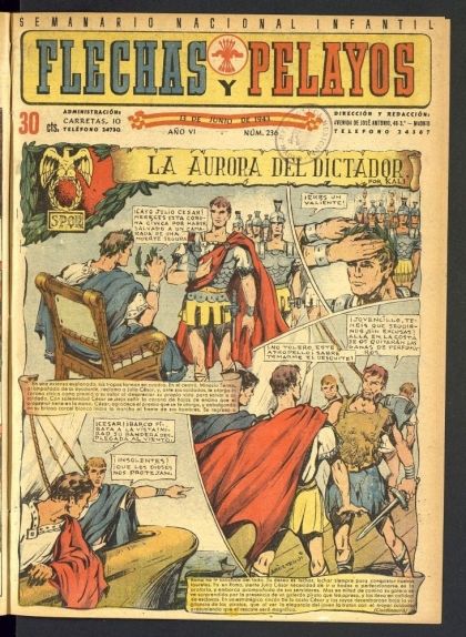 Número 236 de de 'Flechas y Pelayos', el "semanario nacional infantil" Número 236 de de 'Flechas y Pelayos', el "semanario nacional infantil"