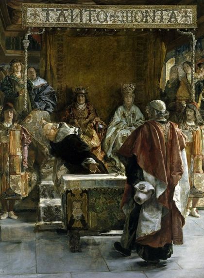 'Expulsió dels jueus d'Espanya', obra d'Emilio Sala (1889) 'Expulsió dels jueus d'Espanya', obra d'Emilio Sala (1889)
