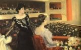 El quadre 'Al Liceu' (1901-1902), de Ramon Casas, mostra el públic burgès de l'època El quadre 'Al Liceu' (1901-1902), de Ramon Casas, mostra el públic burgès de l'època