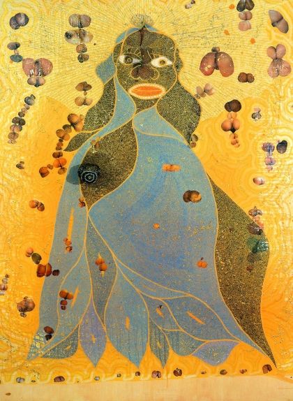 'The Holy Virgin Mary', de Chris Ofili 'The Holy Virgin Mary', de Chris Ofili