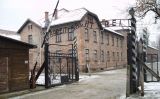 Entrada al camp de concentració d'Auschwitz Entrada al camp de concentració d'Auschwitz