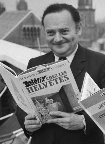 René Goscinny, un dels creadors d'Astèrix René Goscinny, un dels creadors d'Astèrix