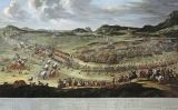 Aquest quadre de Bonaventura Ligli, fet per encàrrec de Felip V l’any 1709, mostra tota la magnitud de la batalla d’Almansa, que va enfrontar desenes de milers de combatents d’un i altre bàndol Aquest quadre de Bonaventura Ligli, fet per encàrrec de Felip V l’any 1709, mostra tota la magnitud de la batalla d’Almansa, que va enfrontar desenes de milers de combatents d’un i altre bàndol