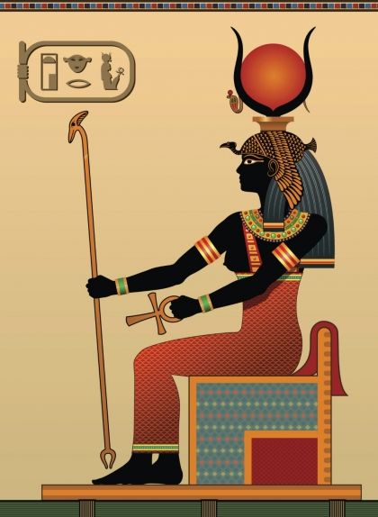 Representació de la deessa Hathor Representació de la deessa Hathor