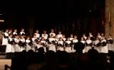 L'Escolania de Montserrat durant una actuació a Notre-Dame L'Escolania de Montserrat durant una actuació a Notre-Dame
