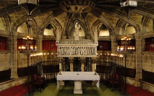 La cripta de Santa Eulàlia a la catedral de Barcelona